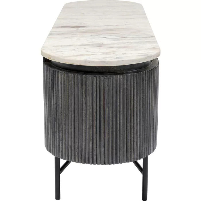 Έπιπλο Tv Glenn Μαύρο-Λευκό 150 εκ.