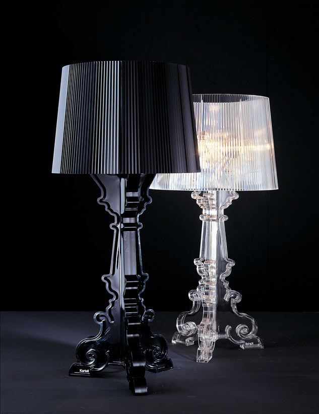 KARTELL ΦΩΤΙΣΤΙΚΟ ΕΠΙΤΡΑΠΕΖΙΟ BOURGIE GLOSSY BLACK 37*37*68/78