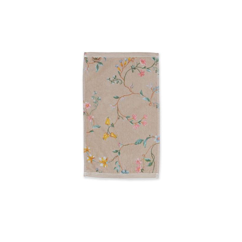 PIP STUDIO LES FLEURS ΠΕΤΣΕΤΑ ΜΠΑΝΙΟΥ KHAKI 30X50