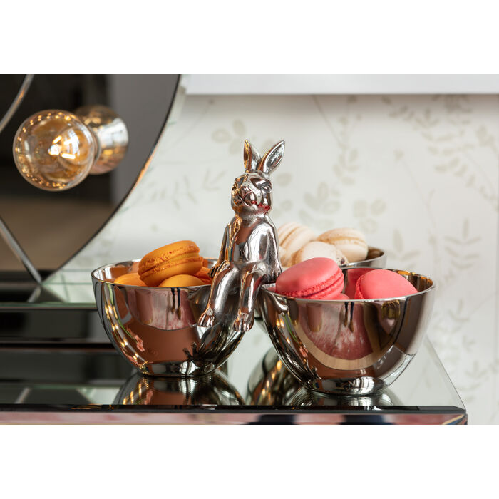 Kare Μπωλ Bunny Tre Μεταλλικό 23x23x18εκ 61346