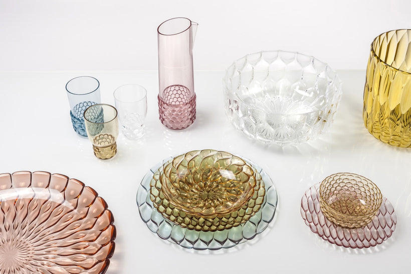 Kartell Πιάτο Jellies Σετ των 4 27x27x3 Διάφανο 1495/B4