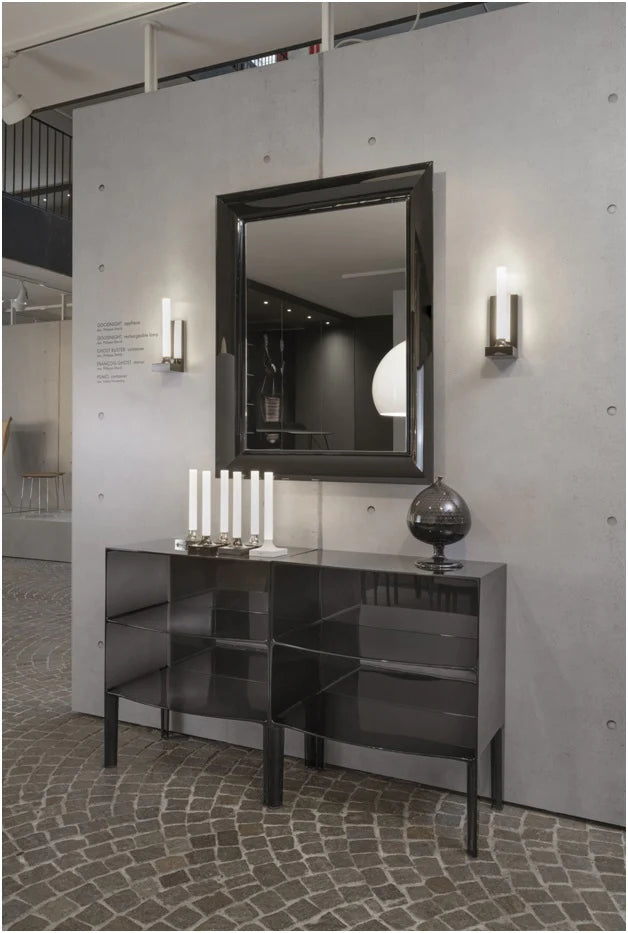 Kartell Επιτραπέζιο Φωτιστικό Goodnight Τιτάνιο Πολυκαρβονικό 9.7x9.7x29 9560/TT