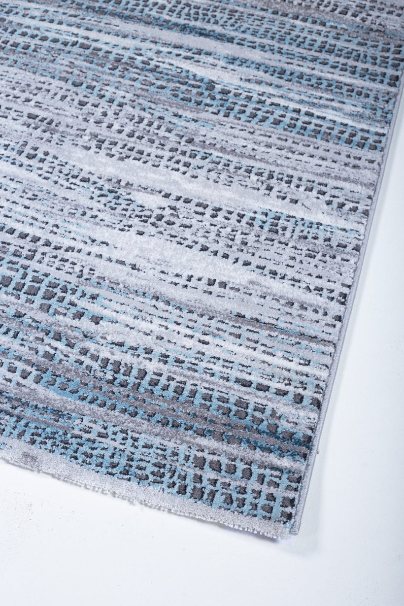 Χαλί μοντέρνο Neva 8531/410 κυβάκια με νερά