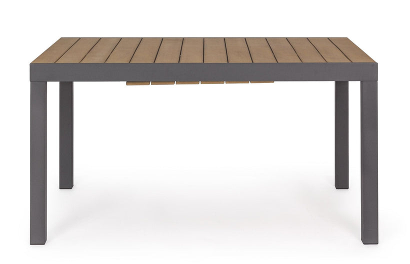 Bizzotto Elias Επεκτεινόμενο Τραπέζι Φαγητού Εξωτερικού Χώρου Ανθρακί 140(200)x90x75 Κωδικός: 0662179