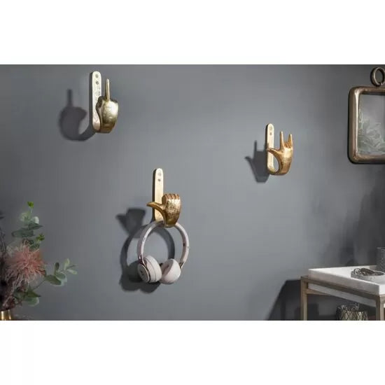 KARE ΚΡΕΜΑΣΤΡΑ ΤΟΙΧΟΥ ΧΕΡΙΑ ΧΡΥΣΗ ΜΕΤΑΛΛΙΚΗ (ΣΕΤ 3 ΤΕΜ.) 10Χ11Χ17 V-40917