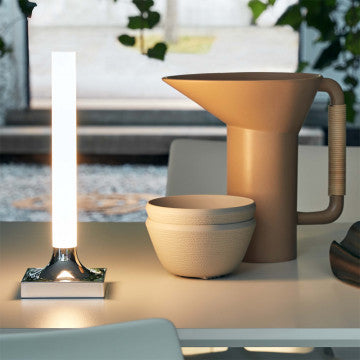 Kartell Επιτραπέζιο Φωτιστικό Goodnight Χρυσό Πολυκαρβονικό 9.7x9.7x29 9560/GG