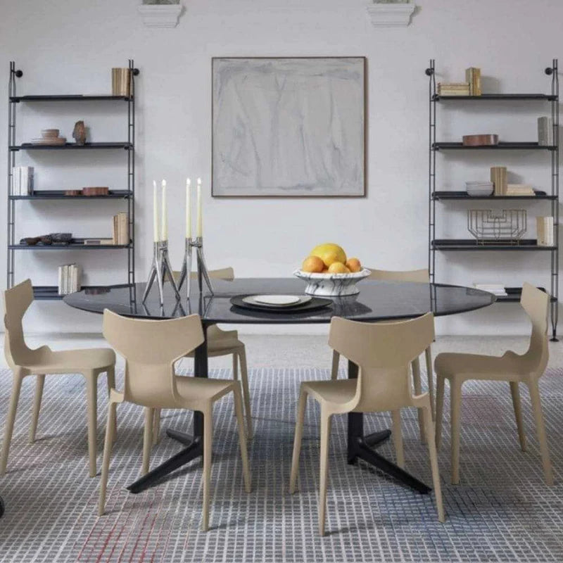 Kartell Καρέκλα Re-chair Mαύρη  49Χ50,5Χ79 5803/IL