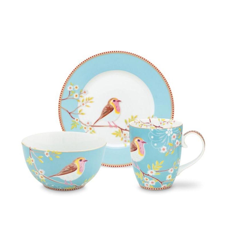 PIP Σετ Πρωινού ‘Early Bird’ Γαλάζιο