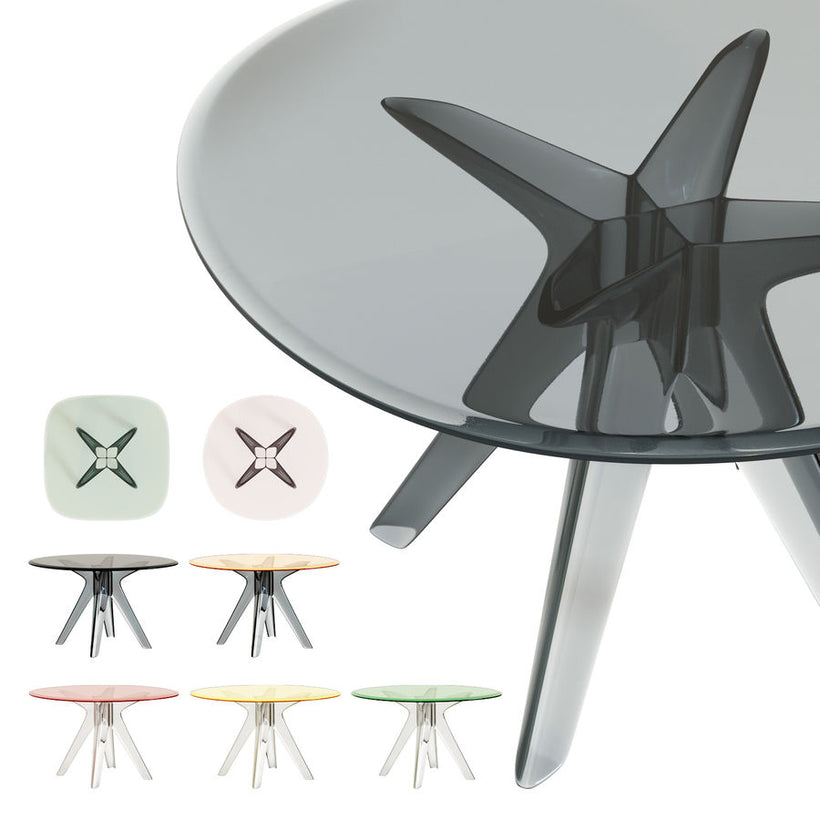 ΤΡΑΠΕΖΙ SIR GIO ΣΤΡΟΓΓΥΛΟ KARTELL εκθεσιακο