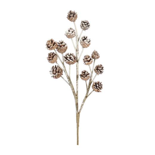 Bizzotto Χριστουγεννιάτικο Διακοσμητικό Λουλούδι Hartley Χιονισμένο 25x25x51 0170119