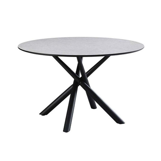 VOTSALO ΤΡΑΠΕΖΙ STONE ΓΚΡΙ 120x120x75cm SKU 02-0587