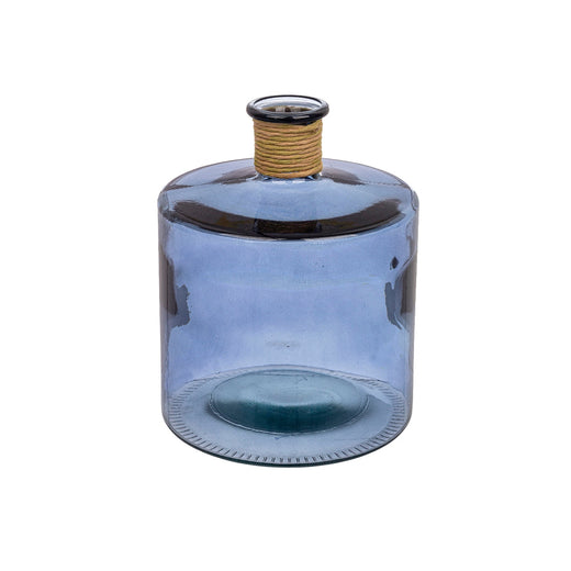 Bizzotto Βάζο Rotang Μπλε Γυάλινο 41x21.5x27.5 0202708