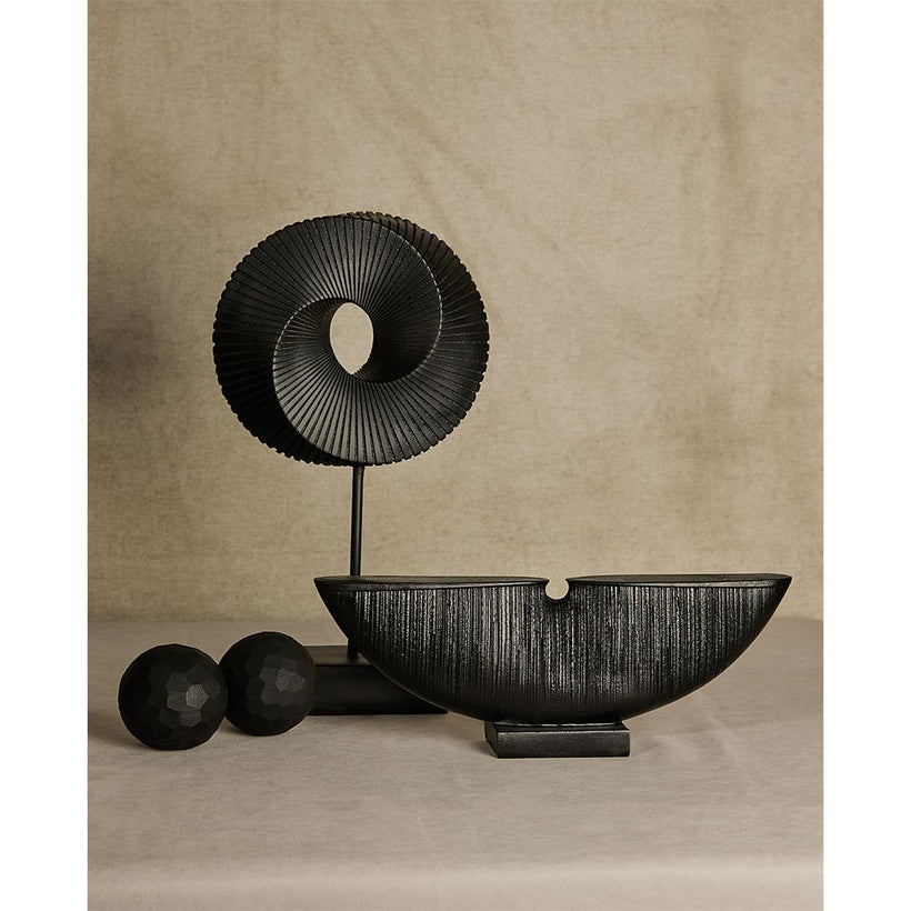 SOCH ΔΙΑΚΟΣΜΗΤΙΚΟ TOTEM 22x8x38cm POLYRESIN ΜΑΥΡΟ  022800