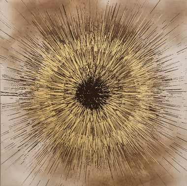 Bizzotto Bold Πίνακας Σε Καμβά Χρυσός 100x100 Κωδικός: 0240992