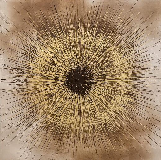 Bizzotto Bold Πίνακας Σε Καμβά Χρυσός 100x100 Κωδικός: 0240992