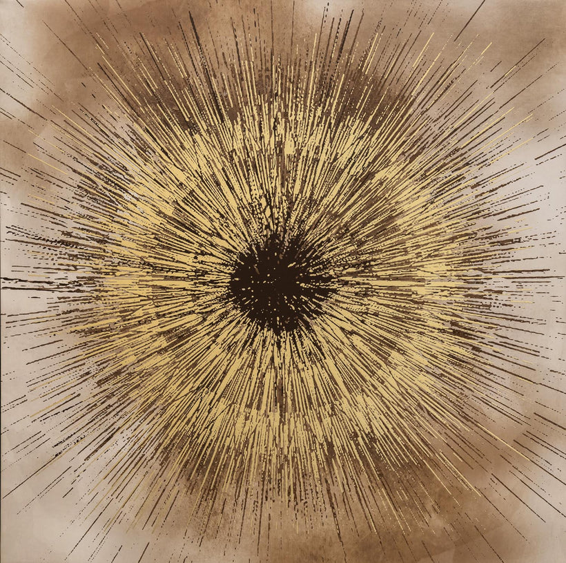 Bizzotto Bold Πίνακας Σε Καμβά Χρυσός 100x100 Κωδικός: 0240992