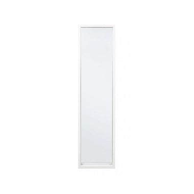 Καθρέφτης Τοίχου Tiziano Μασίφ Ξύλο Λευκός 32x5x122 εκ. 0242773