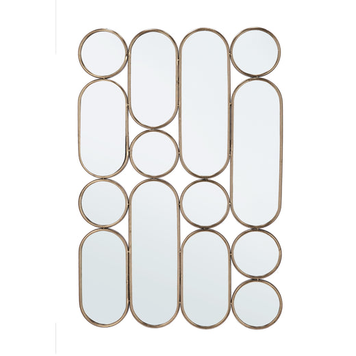 Bizzotto Hanima Καθρέπτης Τοίχου Μεταλλικός Χρυσός 79,5x2,5x120 Κωδικός: 0242840