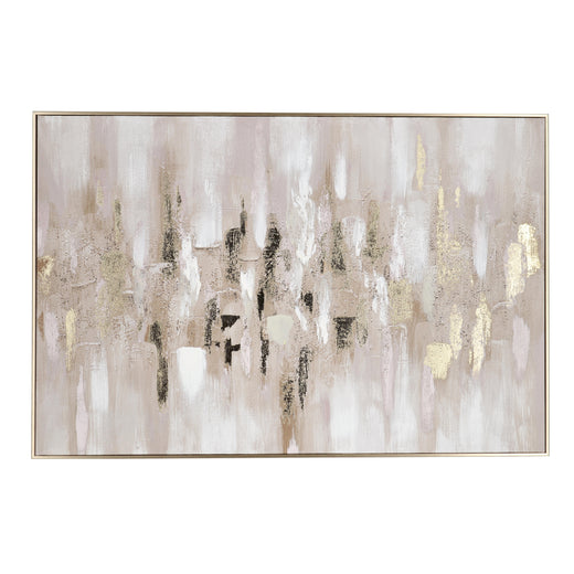 Bizzotto Πίνακας Hannes Μπεζ/Χρυσό Με Χρυσό Πλαίσιο 90x3.5x60 0245237