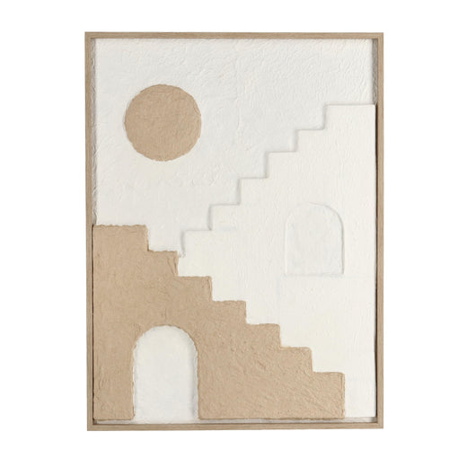 Bizzotto Drew Πίνακας Σε Καμβά Λευκός/Μπεζ 60x3x80 Εκ. 0245239