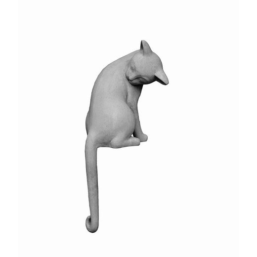 SITTING CAT ΔΙΑΚΟΣΜΗΤΙΚΗ ΓΑΤΑ 34x29x80cm ΤΕΧΝΗΤΗ ΠΕΤΡΑ ΓΚΡΙ SKU 029262