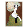 VINTAGE LADY ΠΙΝΑΚΑΣ ΔΙΑΚΟΣΜΗΣΗΣ 83x123x4cm ΚΑΜΒΑΣ ΠΟΛΥΧΡΩΜΟ ΞΥΛΟ ΦΥΣΙΚΟ SKU 029730