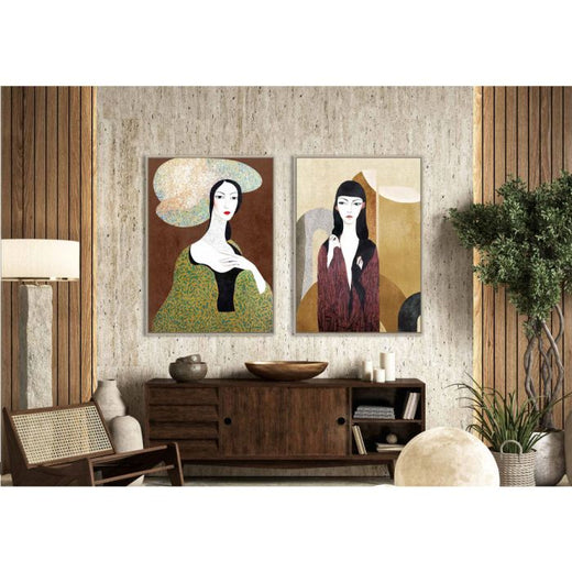 JAPANESE BEAUTY ΠΙΝΑΚΑΣ ΔΙΑΚΟΣΜΗΣΗΣ 83x123x4cm ΚΑΜΒΑΣ ΠΟΛΥΧΡΩΜΟ ΞΥΛΟ ΦΥΣΙΚΟ SKU 029731