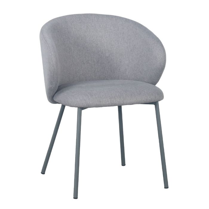 KIRA ΚΑΡΕΚΛΑ ΓΚΡΙ ΑΝΟΙΧΤΟ ΓΚΡΙ ΣΚΟΥΡΟ 56x56x74.5cm SKU 03-1057