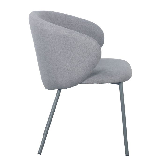 KIRA ΚΑΡΕΚΛΑ ΓΚΡΙ ΑΝΟΙΧΤΟ ΓΚΡΙ ΣΚΟΥΡΟ 56x56x74.5cm SKU 03-1057