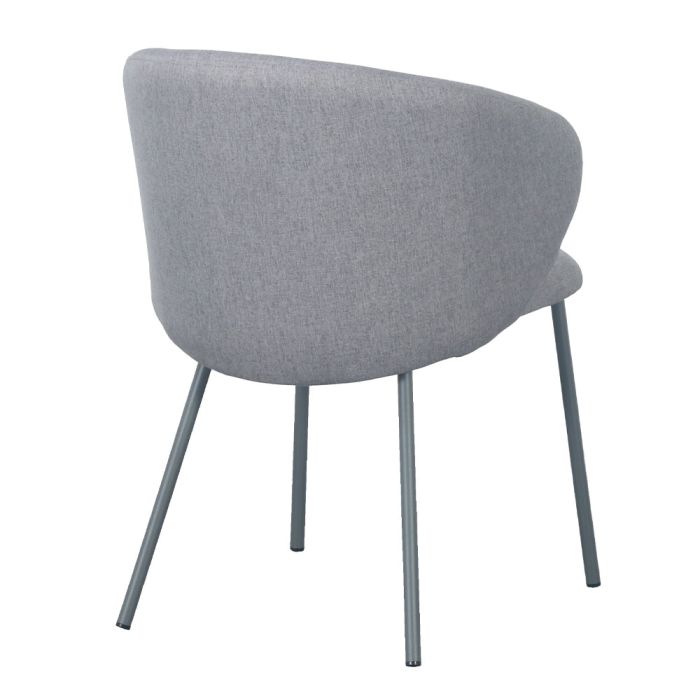KIRA ΚΑΡΕΚΛΑ ΓΚΡΙ ΑΝΟΙΧΤΟ ΓΚΡΙ ΣΚΟΥΡΟ 56x56x74.5cm SKU 03-1057