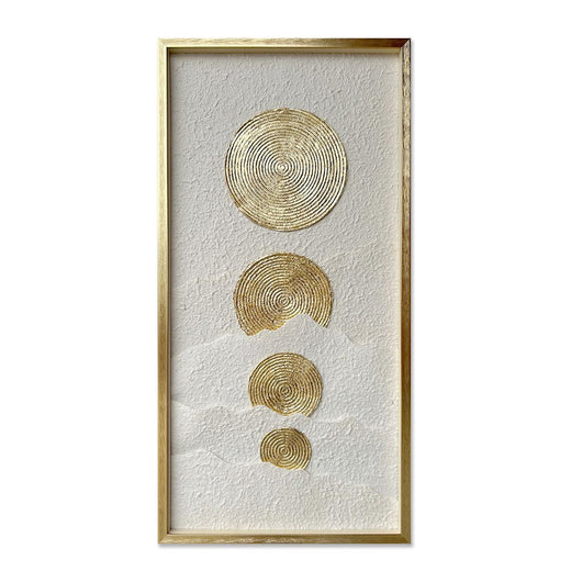 PURE BLISS ΠΙΝΑΚΑΣ ΔΙΑΚΟΣΜΗΣΗΣ 50x100x3cm ΧΑΡΤΙ ΧΡΥΣΟ ΛΕΥΚΟ ΓΥΑΛΙ ΧΡΥΣΟ 030459