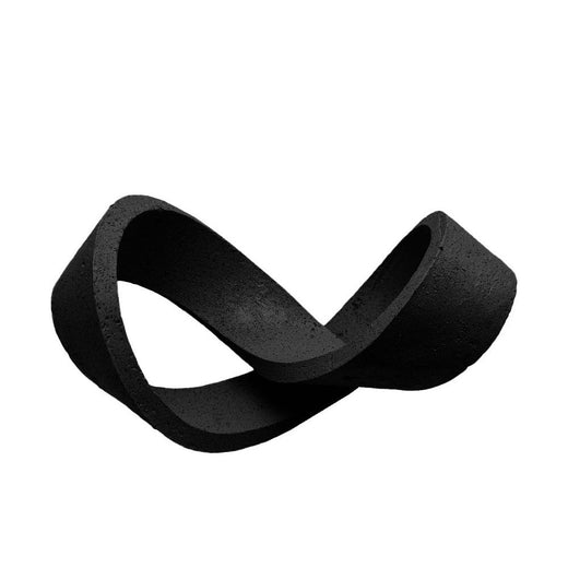 LACING ΔΙΑΚΟΣΜΗΤΙΚΟ ΚΟΜΠΟΣ 30x17x17cm POLYRESIN ΜΑΥΡΟ SKU 031105