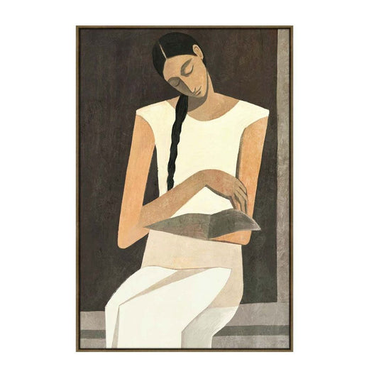 SERENITY A ΠΙΝΑΚΑΣ ΔΙΑΚΟΣΜΗΤΙΚΟΣ ΜΕ ΚΟΡΝΙΖΑ 80x120x4cm ΚΑΜΒΑΣ ΜΠΕΖ ΚΑΦΕ Κωδικός: 033082 PP