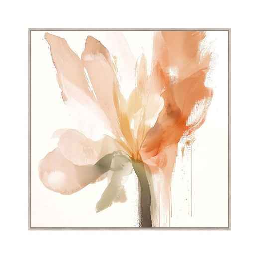 CALANDIUM.A ΠΙΝΑΚΑΣ ΔΙΑΚΟΣΜΗΤΙΚΟΣ ΜΕ ΚΟΡΝΙΖΑ 80x80x4cm ΚΑΜΒΑΣ BEIGE ΠΟΛΥΧΡΩΜΟ ΞΥΛΟ ΦΥΣΙΚΟ 033185