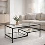 STEP COFFEE TABLE ΜΑΥΡΟ 110x50x42cm SKU 04-0807