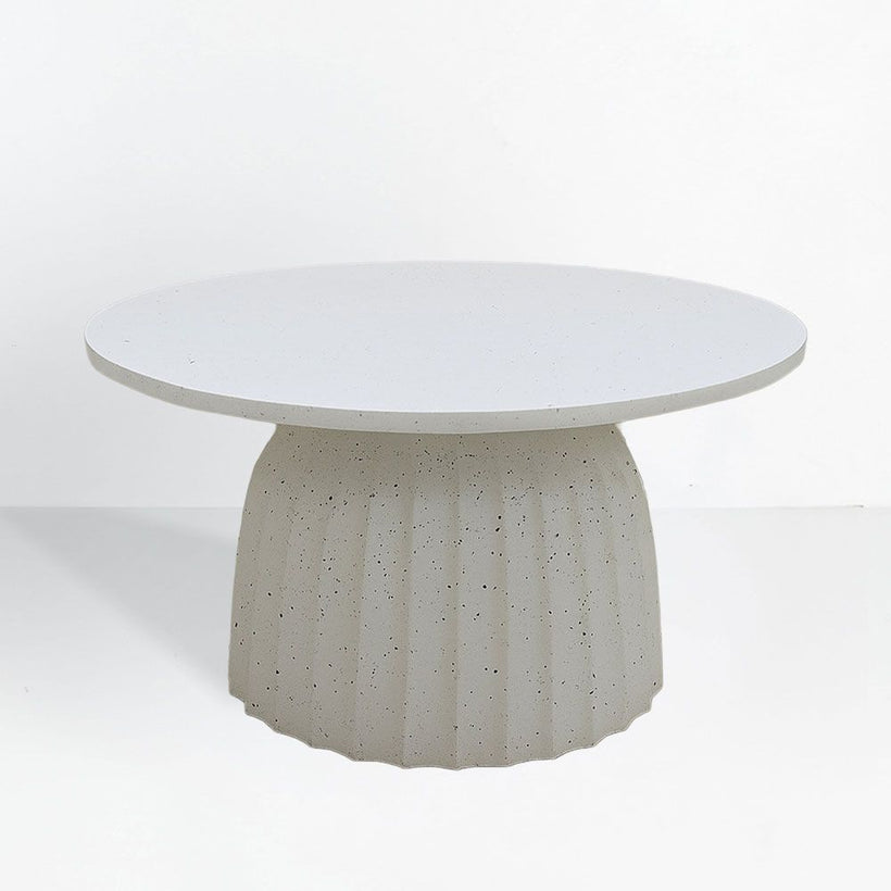 TOLEDO COFFEE TABLE ΛΕΥΚΟ ΜΕ PATTERN 60x60x38cm SKU 04-1200