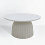 TOLEDO COFFEE TABLE ΛΕΥΚΟ ΜΕ PATTERN 60x60x38cm SKU 04-1200