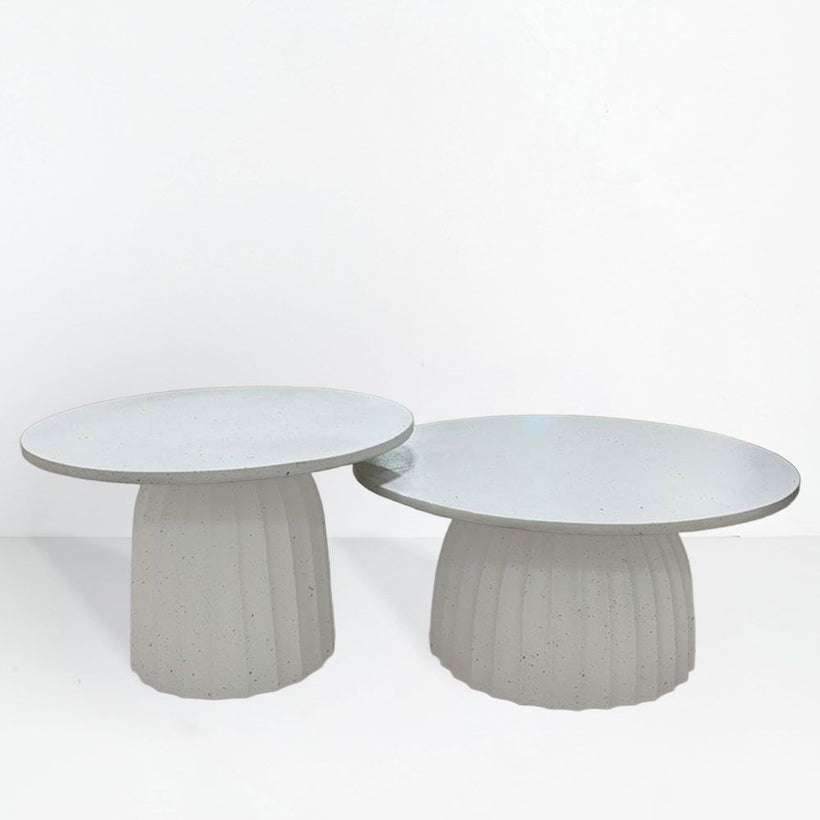 TOLEDO COFFEE TABLE ΛΕΥΚΟ ΜΕ PATTERN 60x60x38cm SKU 04-1200