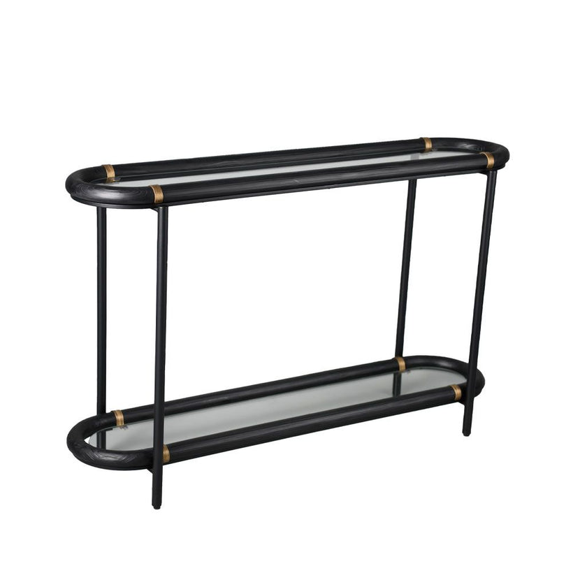 COLOMBO ΚΟΝΣΟΛΑ ΜΑΥΡΟ 130x36x82cm SKU 05-0783