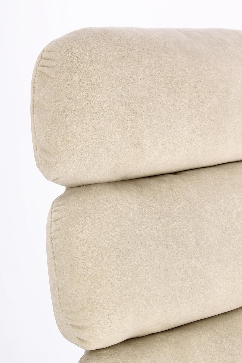 Bizzotto Violante Περιστρεφόμενη Πολυθρόνα Υφασμάτινη Κρεμ 76x86x106 Κωδικός: 0733506