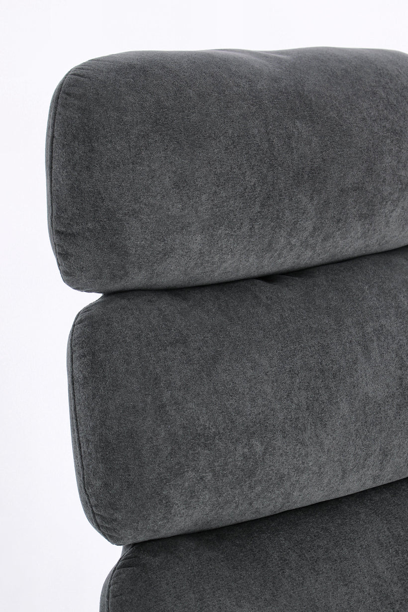 Bizzotto Violante Περιστρεφόμενη Πολυθρόνα Υφασμάτινη Μαύρη 76x86x106 Κωδικός: 0733507