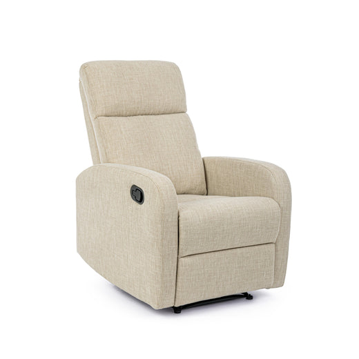 Bizzotto Iris Ανακλινόμενη Πολυθρόνα Υφασμάτινη Μπεζ 67,5x90,5-140x98 Κωδικός: 0735314