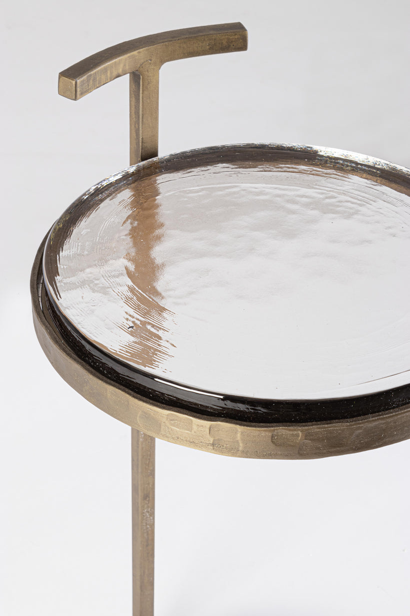 Bizzotto Zayla Βοηθητικό Τραπέζι Μεταλλικό Μπρονζέ Ø31x64 Εκ. Κωδικός: 0746980