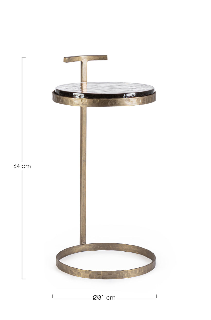 Bizzotto Zayla Βοηθητικό Τραπέζι Μεταλλικό Μπρονζέ Ø31x64 Εκ. Κωδικός: 0746980