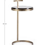 Bizzotto Zayla Βοηθητικό Τραπέζι Μεταλλικό Μπρονζέ Ø31x64 Εκ. Κωδικός: 0746980