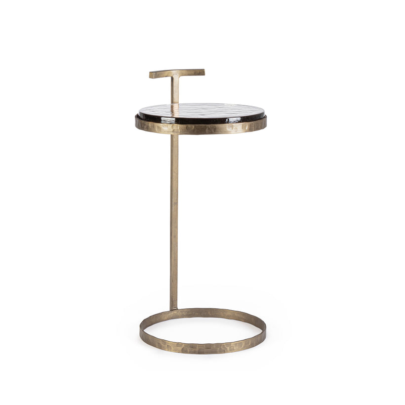 Bizzotto Zayla Βοηθητικό Τραπέζι Μεταλλικό Μπρονζέ Ø31x64 Εκ. Κωδικός: 0746980