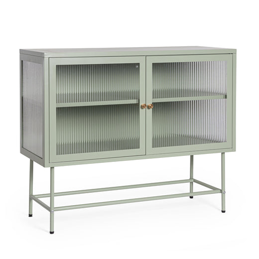 Μπουφές Carey από Μέταλλο 0747292 Πράσινος 110x43cm