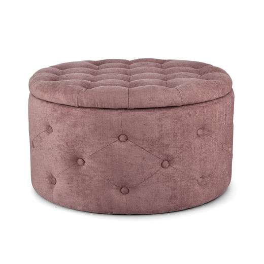 Πουφ Σκαμπό Ροζ 70x70x40cm 0748297