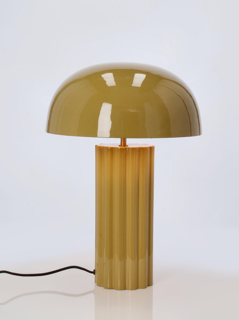 Φωτιστικό Επιτραπέζιο Kaiku Μεταλλικό Κίτρινο 34*34*54κ. Κωδικός : 0826656