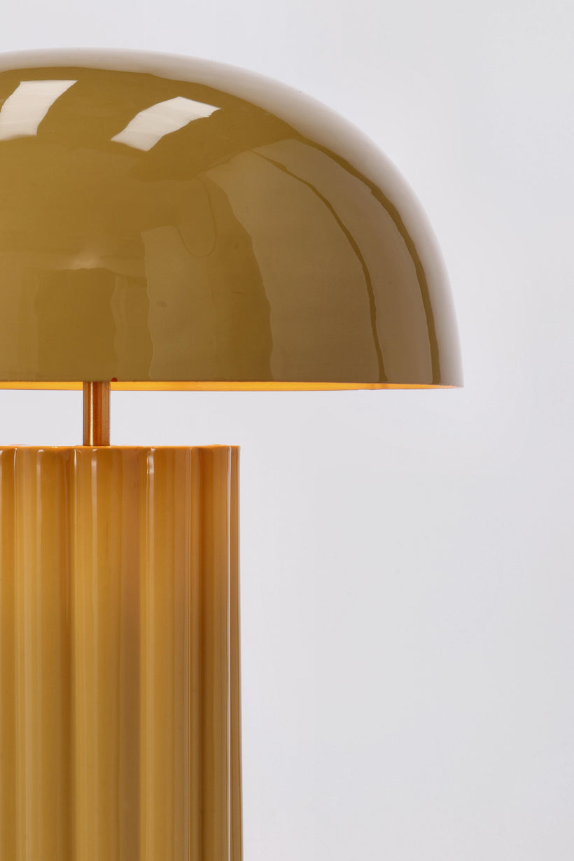 Φωτιστικό Επιτραπέζιο Kaiku Μεταλλικό Κίτρινο 34*34*54κ. Κωδικός : 0826656